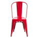 ArtD Jídelní židle PARIS inspirovaná Tolix Barva: Červená