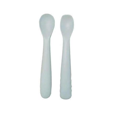 Bo Jungle silikonové lžičky B-Spoon Shape 2 ks Grey