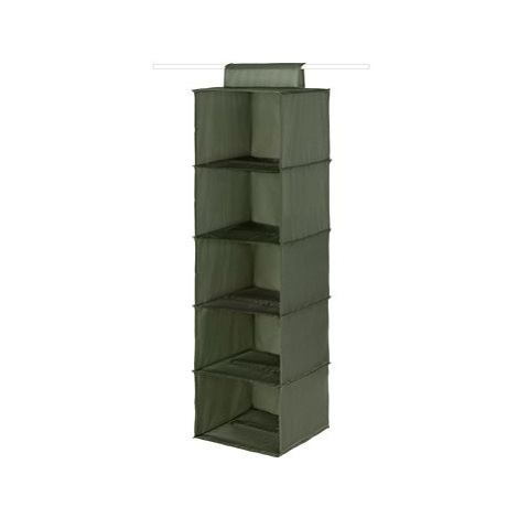 Compactor Závěsný organizér na boty a prádlo Greentex 30 x 30 x 105 cm, khaki zelená