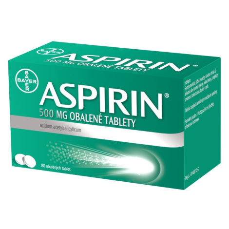 Aspirin 500mg 80 obalené tablety 80 ks
