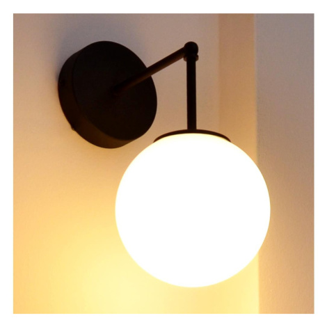 Nástěnná lampa MOON 1xE27/15W/230V černá Donoci