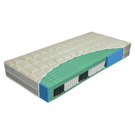 Materasso ALOE senior - přírodní pružinová matrace se zpevněnými boky 100 x 200 cm