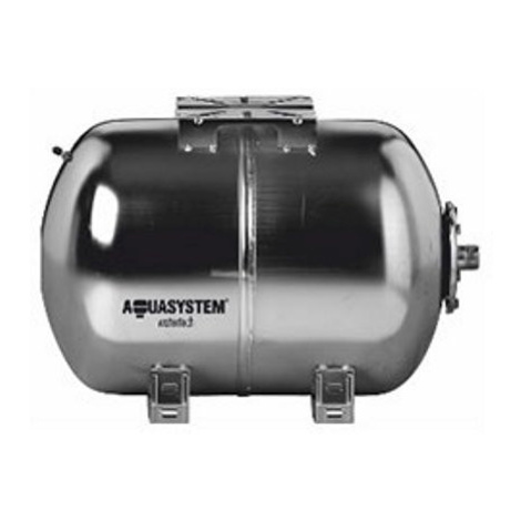 Aquasystem AHX18 Tlaková nádoba nerezová AISI304 horizontální 18l EPDM 10bar 1“ (AHX18 / HX18)