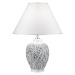 Kolarz Kolarz A1340.71.Gr - Stolní lampa CHIARA 1xE27/100W/230V bílá/šedá pr. 40 cm