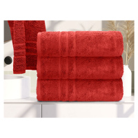 Osuška Comfort 70 x 140 cm červená, 100% bavlna