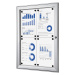 eurokraft pro Informační skříňka s otočnými dveřmi, vnější š x v x h 522 x 697 x 33 mm, kovová z