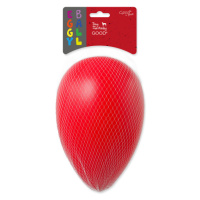 Hračka Dog Fantasy Eggy ball tvar vejce L červená