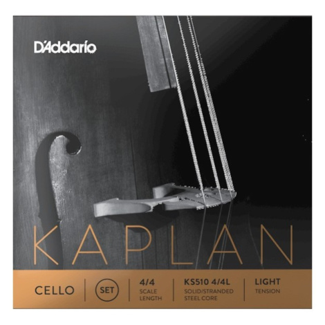 D´Addario Orchestral KS510 4/4L Kaplan Cello String Set - Light D'Addario