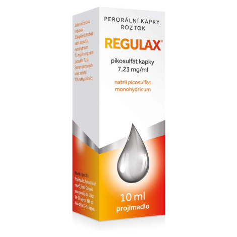 REGULAX PIKOSULFÁT 7,23MG/ML POR GTT SOL 1X10ML