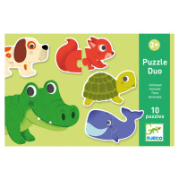 Puzzle duo - zvířátka