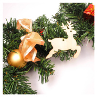 Aga Vánoční girlanda 180 cm Červeno-žlutá