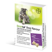 Drontal Dog Flavour 150/144/50 mg 2 tablety