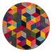 Kusový koberec Spectrum Dynamic Multi kruh 160 × 160 o cm