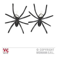 Náušnice pavouci černí - čarodějnice