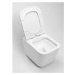 DEANTE Podomítkový rám, pro závěsné WC mísy bez tlačítka + WC REA Raul Rimless + SEDÁTKO CST_WC0