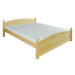 Drewmax Drewmax Vyvýšená borovicová postel LK103 140 x 200 cm
