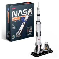 Puzzle 3D Apollo Saturn V Rocket 136 dílků - CubicFun