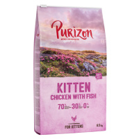 Purizon granule, 6,5 kg - 5,5 + 1 kg zdarma! - Kitten kuře & ryba - bezobilné