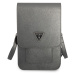 Taška Guess PU Saffiano Triangle Logo Phone Bag, šedá