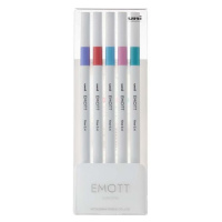 UNI EMOTT fine liner 0,4 mm - sada 5 barev CANDY