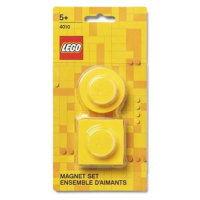 Magnetky LEGO set - žluté 2 ks