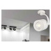 Stropní bodové přisazené svítidlo AZzardo Bross Arm white AZ3498 GU10 1x35W IP20 10cm bílé