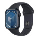 Apple Watch Series 9 41mm Temně inkoustový hliník s temně inkoustovým sportovním řemínkem M/L