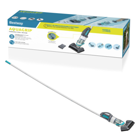 BESTWAY 58946 - Akumulátorový bazénový vysavač AquaGrip pro dno, rohy i schody - 53-58946