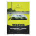 Umělecký tisk Sauber Mercedes C9 - 24h Le Mans - 100th Anniversary - 1989, Automobilist, 50 × 70