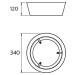 LED Stropní přisazené svítidlo Philips DAWN CL258 8718699777357 14W 1100lm 3000K IP20 34cm bílé