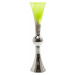 Vysoká zelená skleněná váza Melange 90 cm