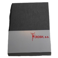 Rosh Jersey prostěradlo EXCLUSIVE 180 × 200cm - Tmavě šedá