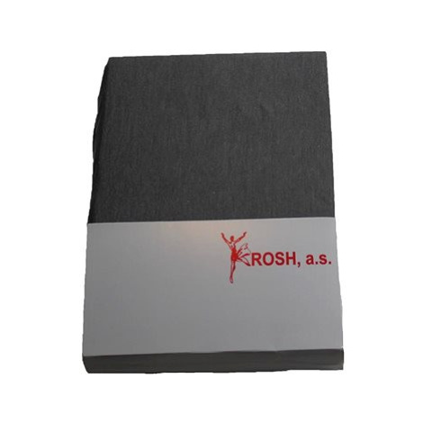 Rosh Jersey prostěradlo EXCLUSIVE 180 × 200cm - Tmavě šedá