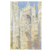 Obrazová reprodukce Rouen Cathedral, West Facade, Sunlight (1894), Claude Monet, 26.7 × 40 cm