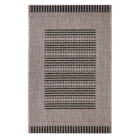 Devos koberce Kusový koberec Floorlux 20001 Silver/Black – na ven i na doma - 120x170 cm