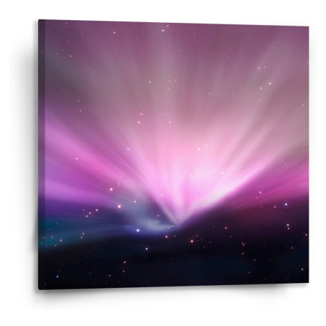 Obraz Fialová záře - 110x110 cm