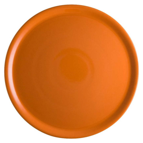 Oranžový porcelánový talíř na pizzu Brandani Pizza, ⌀ 31 cm