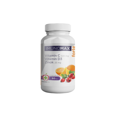 MEDIKAPHARM Imunomax FORTE vitamín C + D + Zinek 60 kapslí