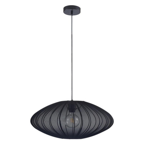 Lustr na lanku KINU 1xE27/20W/230V pr. 50 cm černá Donoci