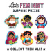 Mudpuppy Puzzle s překvapením Feminist 70 dílků
