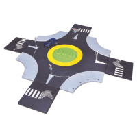 Bburago 2020 Bburago 1:43 Street Fire City Roundabout + car