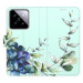 iSaprio flip pouzdro Blue Flowers pro Xiaomi 14