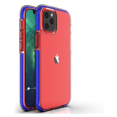 Spring silikonové pouzdro s barevným lemem iPhone 13 Mini 5.4" dark blue