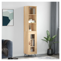 vidaXL Skříň highboard dub sonoma 34,5 x 34 x 180 cm kompozitní dřevo