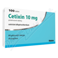 Cetixin 10mg por.tbl.flm. 100x10mg