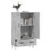 vidaXL Skříň highboard betonově šedá 69,5x31x115 cm kompozitní dřevo