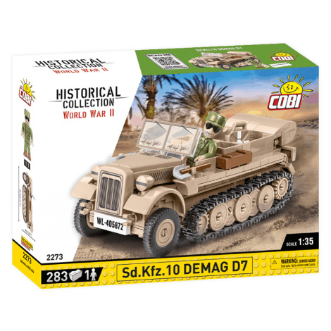 Německé polopásové vozidlo Sd.Kfz10 DEMAG D7 COBI 2273 - World War II