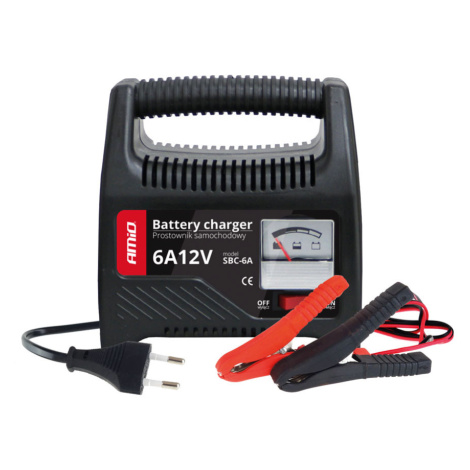 Nabíječka autobaterií AMiO 6A, 12V SBC-6A