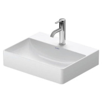 Duravit DuraSquare nábytkové umyvadlo Compact, 50x40 cm, 1 otvor pro baterii, DuraCeram, bílá 23