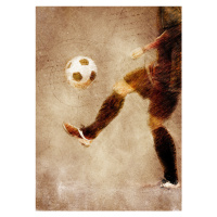 Ilustrace Football Soccer 2, Justyna Jaszke, 30 × 40 cm